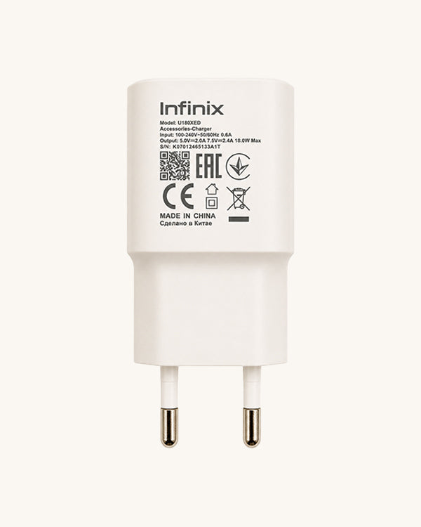 Original Infinix 18W Fast Charger