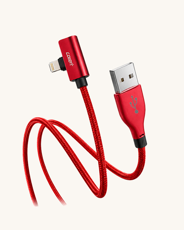 COIIEN 2 in 1 USB A to Lightning Cable with Female Lightning Port