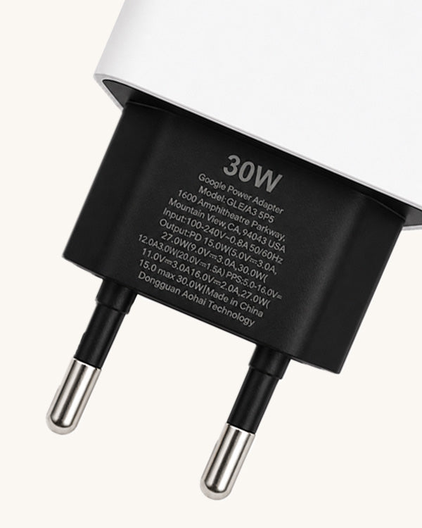 Google 30W USB C Power Adapter