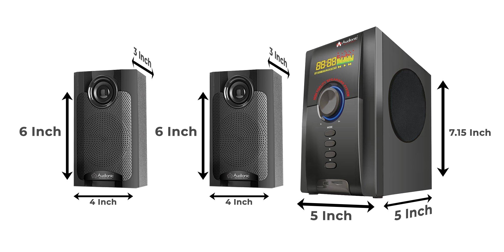 AUDIONIC MAX 550 BT PLUS